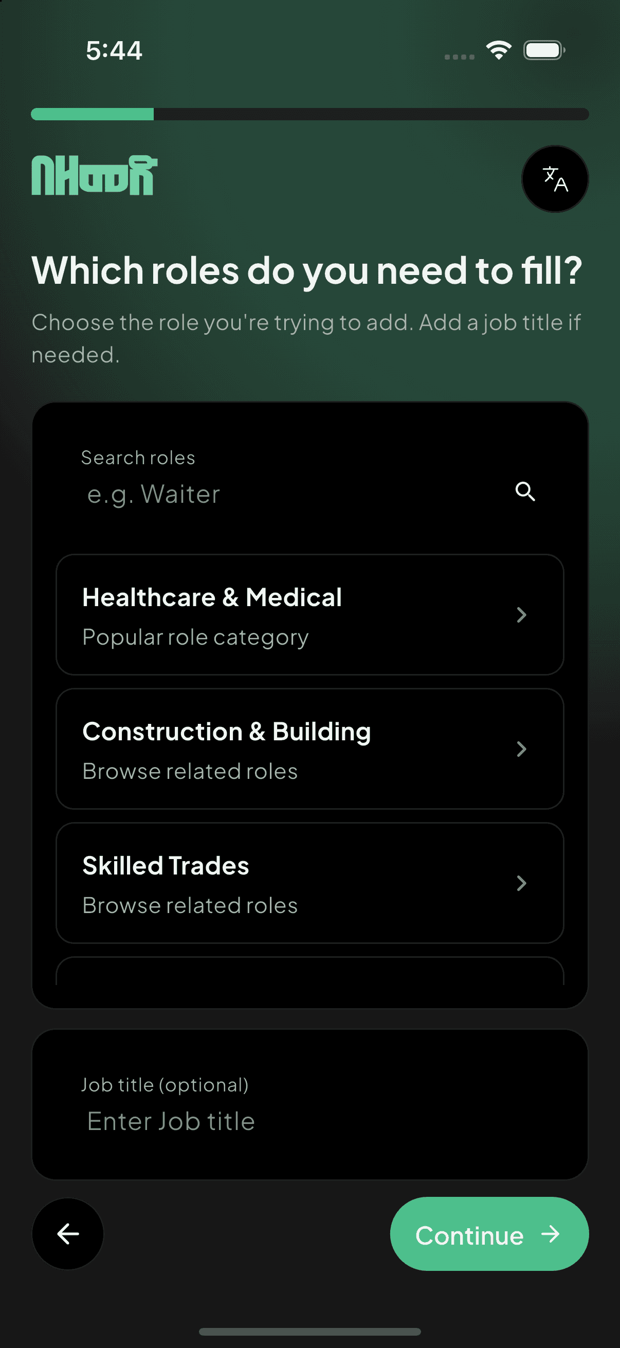Pick the role from healthcare to skilled trades
